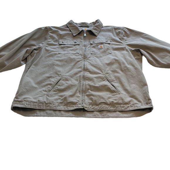 Carhartt Tan Flint Jacket - Size 2XL Tall - Picture 4 of 12